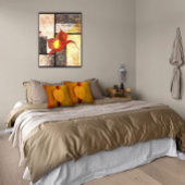 シーシェルハートエンジェルウィングズゴールデンサンライズ クッション