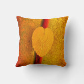 シーシェルハートエンジェルウィングズゴールデンサンライズ クッション (裏面)