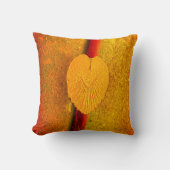 シーシェルハートエンジェルウィングズゴールデンサンライズ クッション (正面)