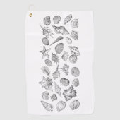 シーシェルバスタオルセット ゴルフタオル (正面)