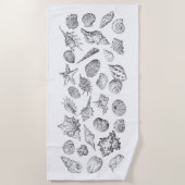 シーシェルバスタオルセット ビーチタオル (正面)