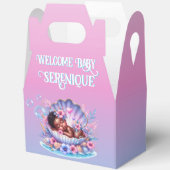 シーシェルパステルのアフリカ系アメリカ人ベビーガール フェイバーボックス (見開き)