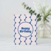 シーシェルパターンピンクブルー誕生日 (スタンド正面)