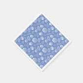 シーシェルパターン スタンダードカクテルナプキン (角)