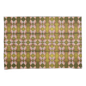 シーシェルパターン、金ゴールド 枕カバー (正面右)