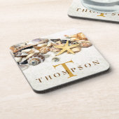 シーシェルパーソナライズされたコースター コースター (左側)