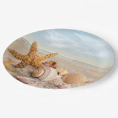 シーシェルパーティー紙プレート ペーパープレート (アングル)