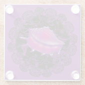 シーシェルパープル ガラスコースター (裏面)