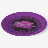 シーシェルパープル ペーパープレート (アングル)