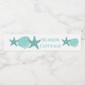 シーシェルビーチアクアエアブロンバケーションレンタル ペットボトルラベル (シングルラベル)