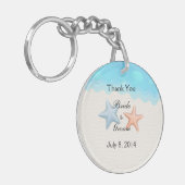 シーシェルビーチサンキューユー キーホルダー (正面左)