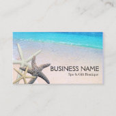 シーシェルビーチハウスレンタルスパブティックB&B 名刺 (正面)