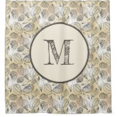 シーシェルビーチハ航海のウス シャワーカーテン (正面)