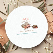 シーシェルビーチバースデーパーティー 招待状