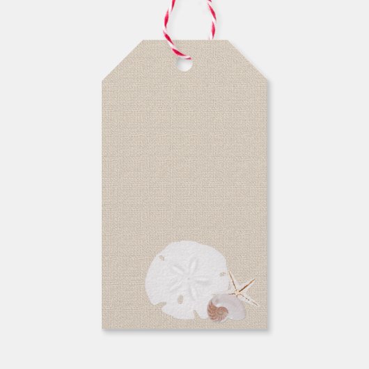 シーシェルビーチブライダルシャワー ギフトタグ (裏面)