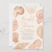 シーシェルビーチブライダルシャワー 招待状 (正面)