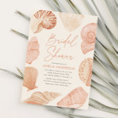 シーシェルビーチブライダルシャワー 招待状