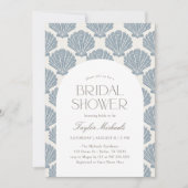 シーシェルビーチブライダルシャワー 招待状 (正面)