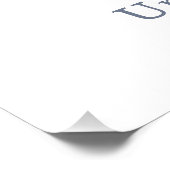 シーシェルビーチブルーブライダルシャワーへようこそ フォトプリント            (角)