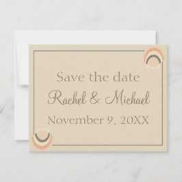 シーシェルビーチ結婚式チャーム セーブザデート