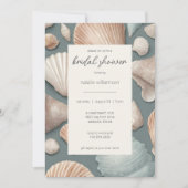 シーシェルブライダルシャワー 招待状 (正面)
