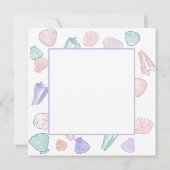 シーシェルブラレートシーシェルザシー誕生日 サンキューカード (裏面)