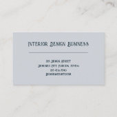 シーシェルブルービーチテーマ 名刺 (裏面)