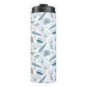 シーシェルブルーホワイトビーチ タンブラー (正面)