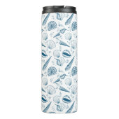 シーシェルブルーホワイトビーチ タンブラー (裏面)