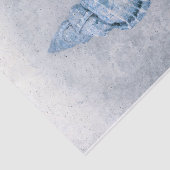 シーシェルブルーヴィンテージアンティーク海ビーチテクスチャ 薄葉紙 (詳細)