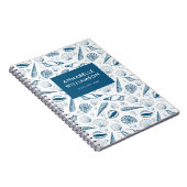 シーシェルブルー&ホワイトビーチ ノートブック (右側)