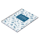 シーシェルブルー&ホワイトビーチ ノートブック (左側)