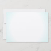 シーシェルブーケとヒトデの目的地の結婚式 招待状 (裏面)