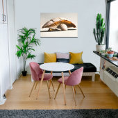 シーシェルマッシュルームキャンバスウォールアート キャンバスプリント