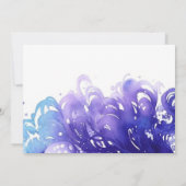 シーシェルマーメイドスパークベビーシャワー 招待状 (裏面)