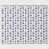 シーシェルモダンズブルー航海の海 ラッピングペーパー (フラット)