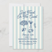 シーシェルラストトーストコーストバチェロレッテ週末 招待状 (正面)