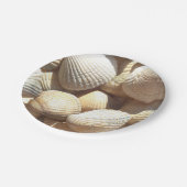 シーシェルラブサマービーチピクニック紙プレート ペーパープレート (アングル)