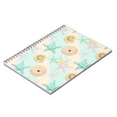 シーシェルレトロパステルシーライフ ノートブック (左側)