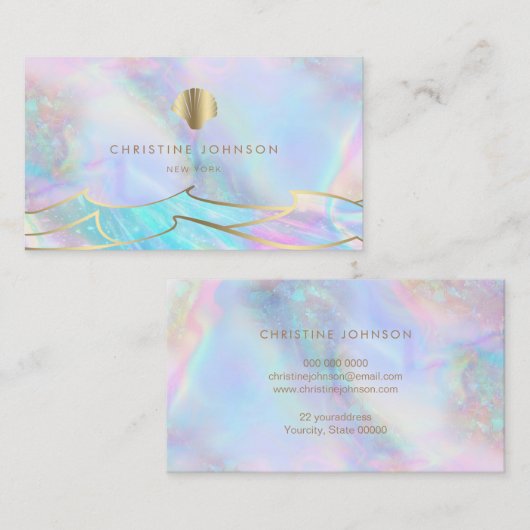 シーシェルロゴデザイン 名刺 (正面/裏面)