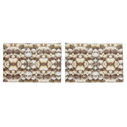 シーシェルロマンチックビーチサマーテーマ 枕カバー (バックセット)