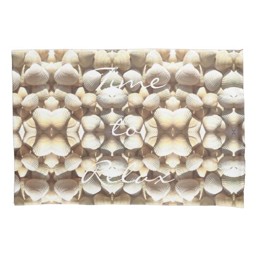 シーシェルロマンチックビーチサマーテーマ 枕カバー (正面左)