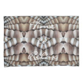 シーシェルロマンチックビーチ夏パタエレガントーン 枕カバー (正面右)