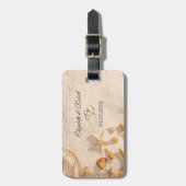 シーシェルロープサンド結婚ズ ラゲッジタグ (正面縦)