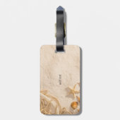 シーシェルロープサンド結婚ズ ラゲッジタグ (裏面縦)