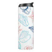 シーシェル付き沿岸熱タンブラーデザイン タンブラー (回転左)