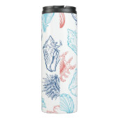 シーシェル付き沿岸熱タンブラーデザイン タンブラー (裏面)