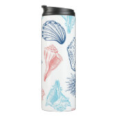 シーシェル付き沿岸熱タンブラーデザイン タンブラー (回転右)