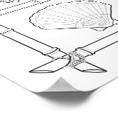 シーシェル大人着色ポスター ポスター (角)