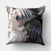 シーシェル抽象芸術 クッション (正面)